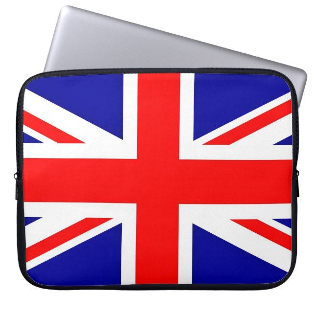 Housse Pour Ordinateur Portable Drapeau Union Jack (Devant)