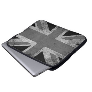 Housse Pour Ordinateur Portable Drapeau vintage du R-U de grunge