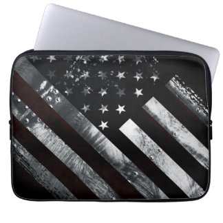 Housse Pour Ordinateur Portable Drapeau vintage industriel américain