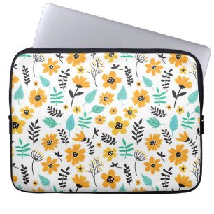 Housse Pour Ordinateur Portable Drawn Floral
