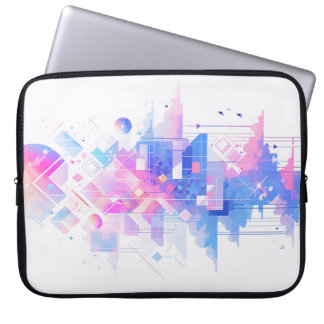 Housse Pour Ordinateur Portable Dreamy Geometric Skyscape