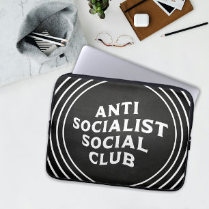 Housse Pour Ordinateur Portable Drôle Anti Socialiste Social Club Socialisme