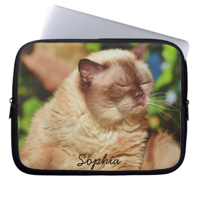Housse Pour Ordinateur Portable Drôle Chat & Pour Kitten Amateurs (Devant)