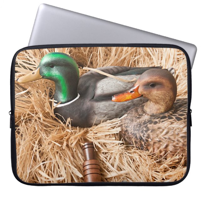 Housse Pour Ordinateur Portable Duck Call Mallard Drake Chasse Coque d'ordinateur  (Devant)