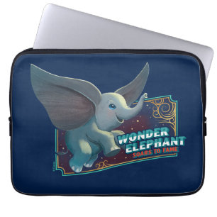 Housse Pour Ordinateur Portable Dumbo Merveilleux Eléphant S'Enfonce Dans L'Art D
