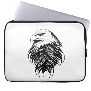 Housse Pour Ordinateur Portable Eagle Wild Animal Nature Illustration Art tatouage
