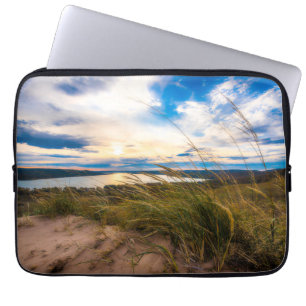 Housse Pour Ordinateur Portable Eau   Glen Lake Dunes de l'ours couché Michigan