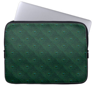 Housse Pour Ordinateur Portable Eau sur métal vert