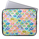 Échelle de poissons d'aquarelle d'arc-en-ciel de