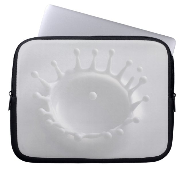 Housse Pour Ordinateur Portable Éclaboussure de lait (Devant)