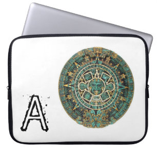 Housse Pour Ordinateur Portable Écran d'ordinateur portable Aztec vert