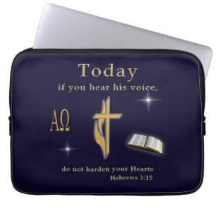 Housse Pour Ordinateur Portable Écriture biblique chrétienne
