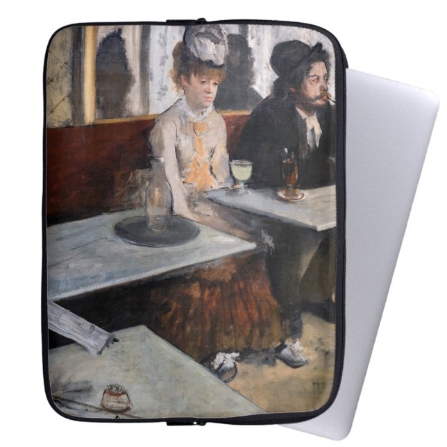 Housse Pour Ordinateur Portable Edgar Degas - Dans un café / L'Absinthe (Créateur téléchargé)