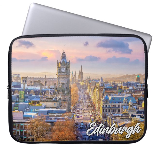 Housse Pour Ordinateur Portable Edimbourg pittoresque, Ecosse, Royaume-Uni (Devant)
