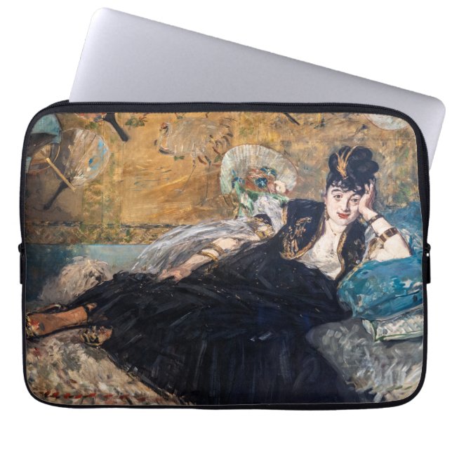 Housse Pour Ordinateur Portable Edouard Manet - Lady avec fans (Devant)