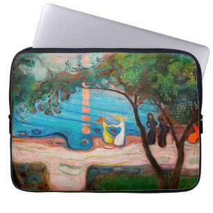 Housse Pour Ordinateur Portable Edvard Munch - Danse sur la plage
