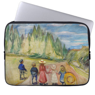 Housse Pour Ordinateur Portable Edvard Munch - La forêt Fairytale