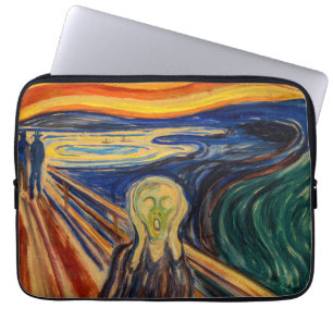 Housse Pour Ordinateur Portable Edvard Munch - Le cri 1910