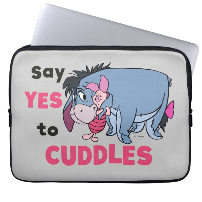 Housse Pour Ordinateur Portable Eeyore | Dites oui aux bouddhas (Devant)