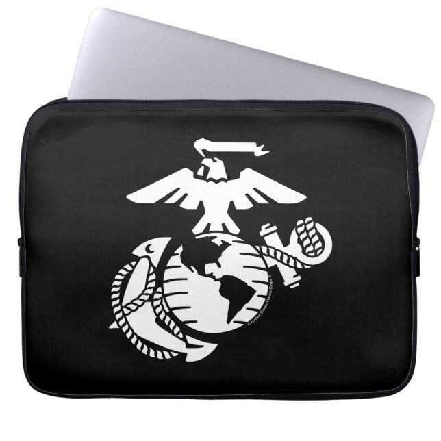 Housse Pour Ordinateur Portable EGA à une couleur - blanc (Devant)