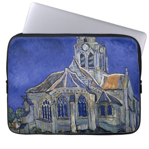 Housse Pour Ordinateur Portable Église à Auvers par Van Gogh Peinture Art