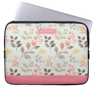 Housse Pour Ordinateur Portable Élégance florale Bohème Chic Mignon