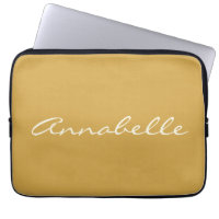 Élégant Jaune manuscrit Nom de script personnalisé