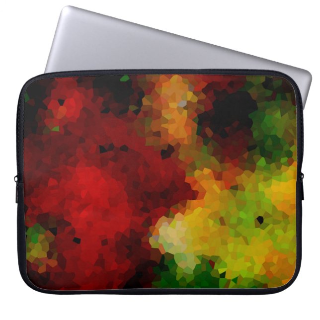 Housse Pour Ordinateur Portable Élégant, motif en mosaïque, multicolore, abstrait (Devant)