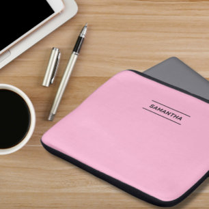 Housse Pour Ordinateur Portable Élégant rose avec le manteau de l'ordinateur porta
