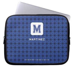 Housse Pour Ordinateur Portable Élégant tamis de bureau bleu gris