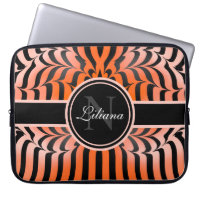 Elégante esthétique Peau de tigre orange et noir