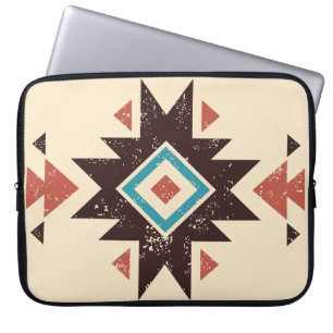 Housse Pour Ordinateur Portable Emblème diamant boho