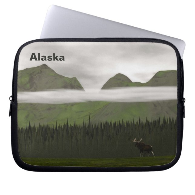 Housse Pour Ordinateur Portable Emerald Alaska (Devant)