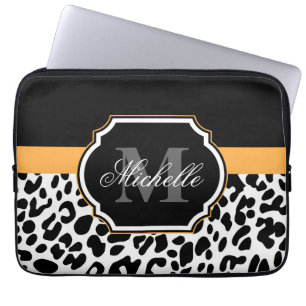 Housse Pour Ordinateur Portable Empreinte de léopard