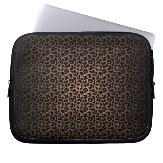 Housse Pour Ordinateur Portable Empreinte de léopard Camo (Devant)