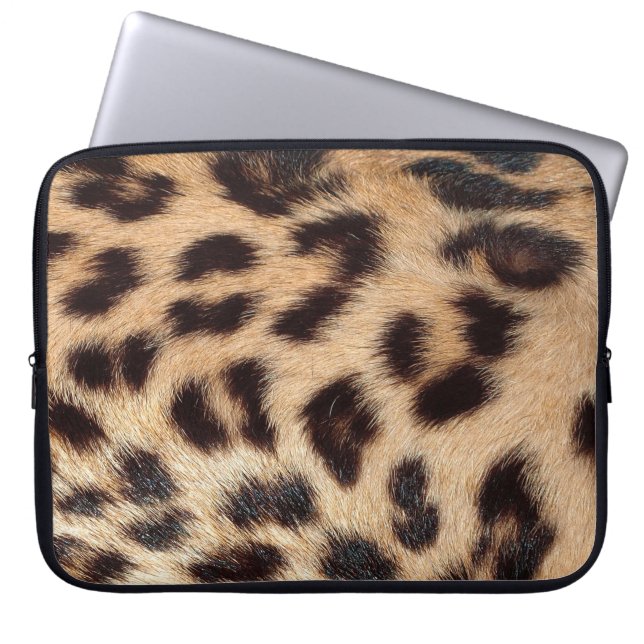Housse Pour Ordinateur Portable empreinte de léopard look texture tendance (Devant)