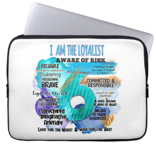 Housse Pour Ordinateur Portable Enneagram Type 6 - Je Suis Loyaliste