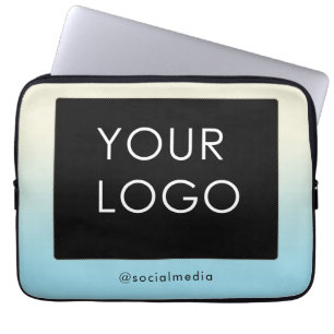 Housse Pour Ordinateur Portable Entreprise Professionnelle Moderne Logo Ombre