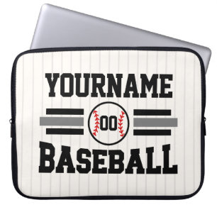 Housse Pour Ordinateur Portable Équipe de joueurs de baseball rétro personnalisés