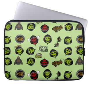 Housse Pour Ordinateur Portable Équipe de suicide Killer Croc Emoji Motif