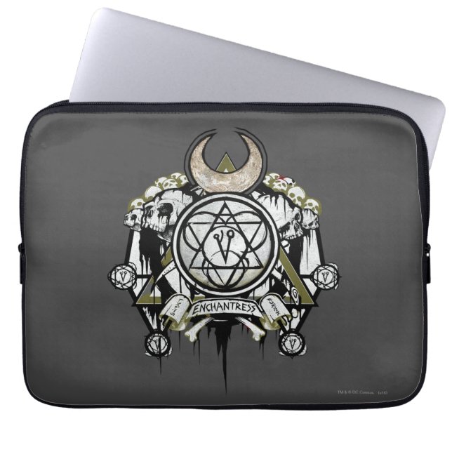 Housse Pour Ordinateur Portable Équipe de suicide | Symboles d'enchantement Tattoo (Devant)