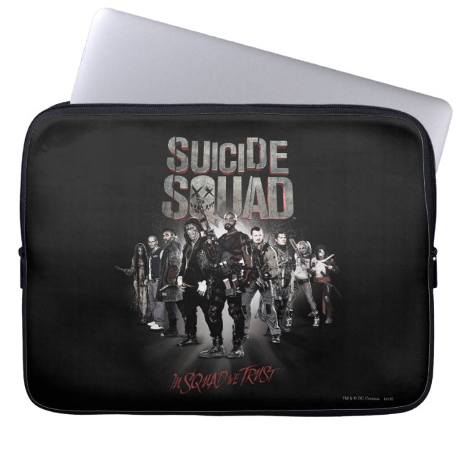 Housse Pour Ordinateur Portable Équipe de suicide |Task Force X (Devant)
