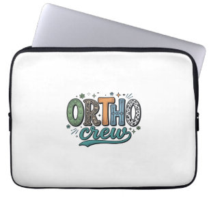 Housse Pour Ordinateur Portable Équipe ortho vintage Équipe dentaire Vector Design