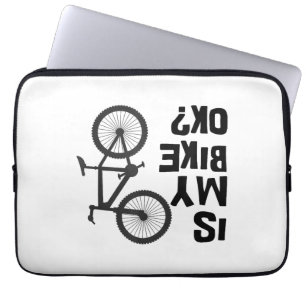 Housse Pour Ordinateur Portable Est Mon Vélo OK Funny VTT