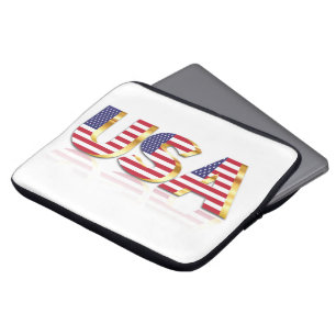 Housse Pour Ordinateur Portable États-Unis Drapeau Portable Sleeve États-Unis d'Am