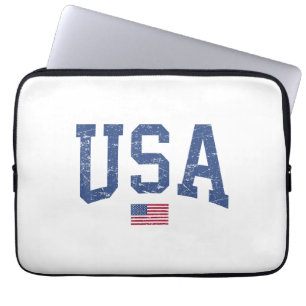 Housse Pour Ordinateur Portable États-Unis Femmes Hommes Enfants Patriotique Améri