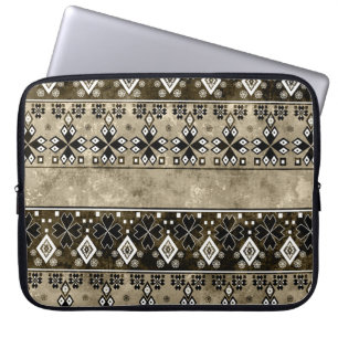 Housse Pour Ordinateur Portable Ethnic Boho Grunge : Motif coloré