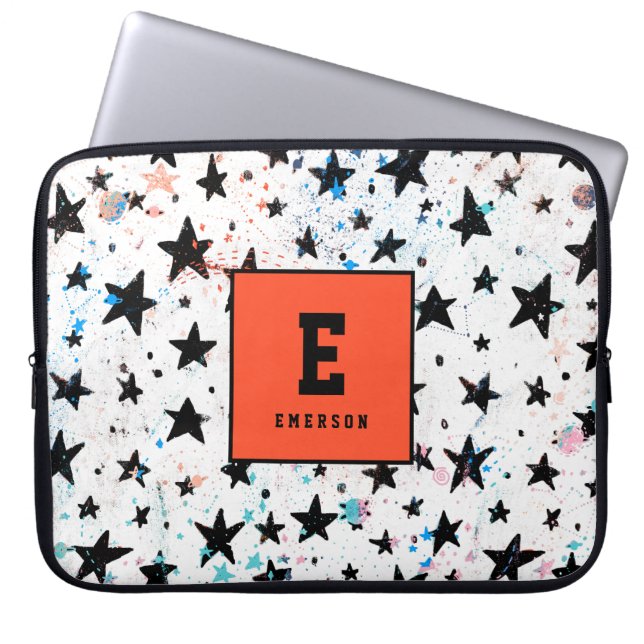 Housse Pour Ordinateur Portable étoiles et espace plaisir astronomie motif (Devant)