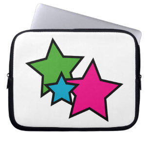 Housse Pour Ordinateur Portable Étoiles Néo-Rétro Graphiques Y2K