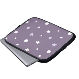 Housse Pour Ordinateur Portable Étoiles violettes